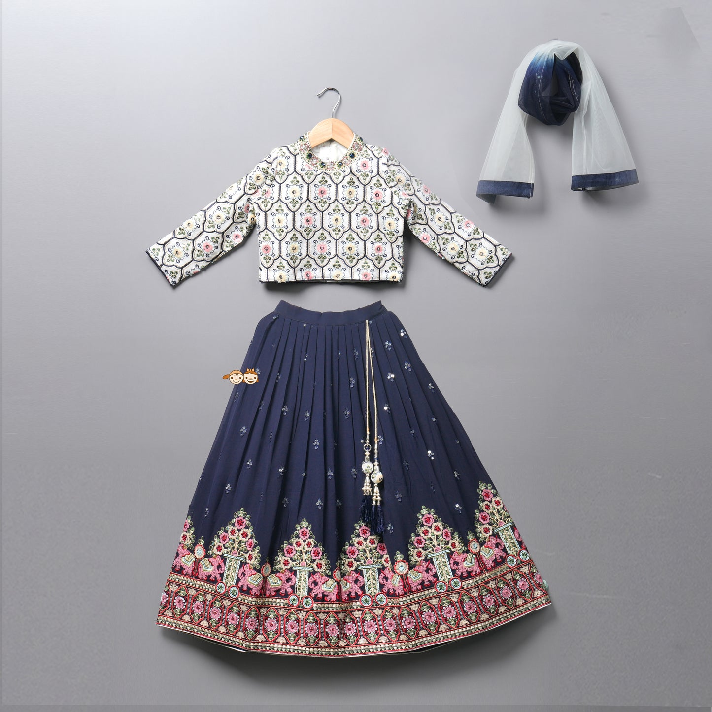 Fancy Lehenga Top-03095MA_Blue