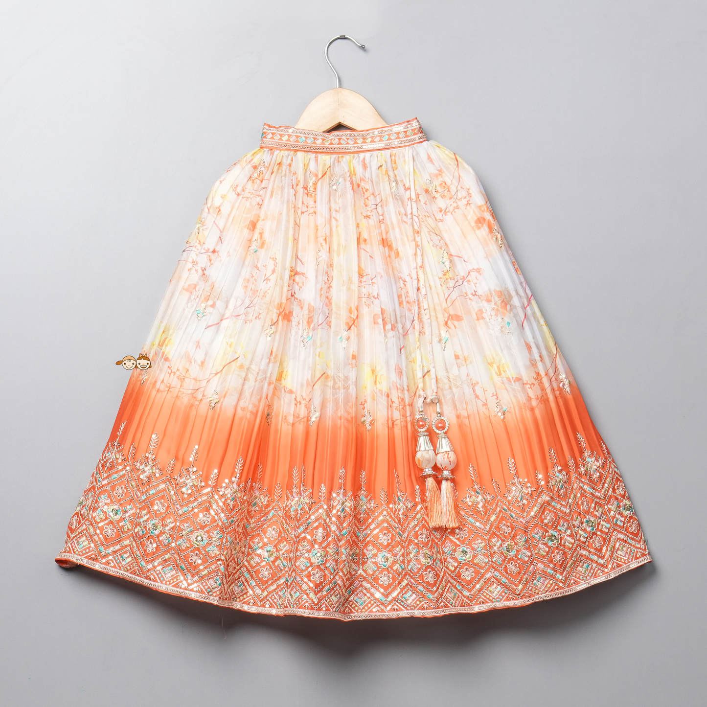Fancy Ethnic Lehenga Choli-00705SC_Orange