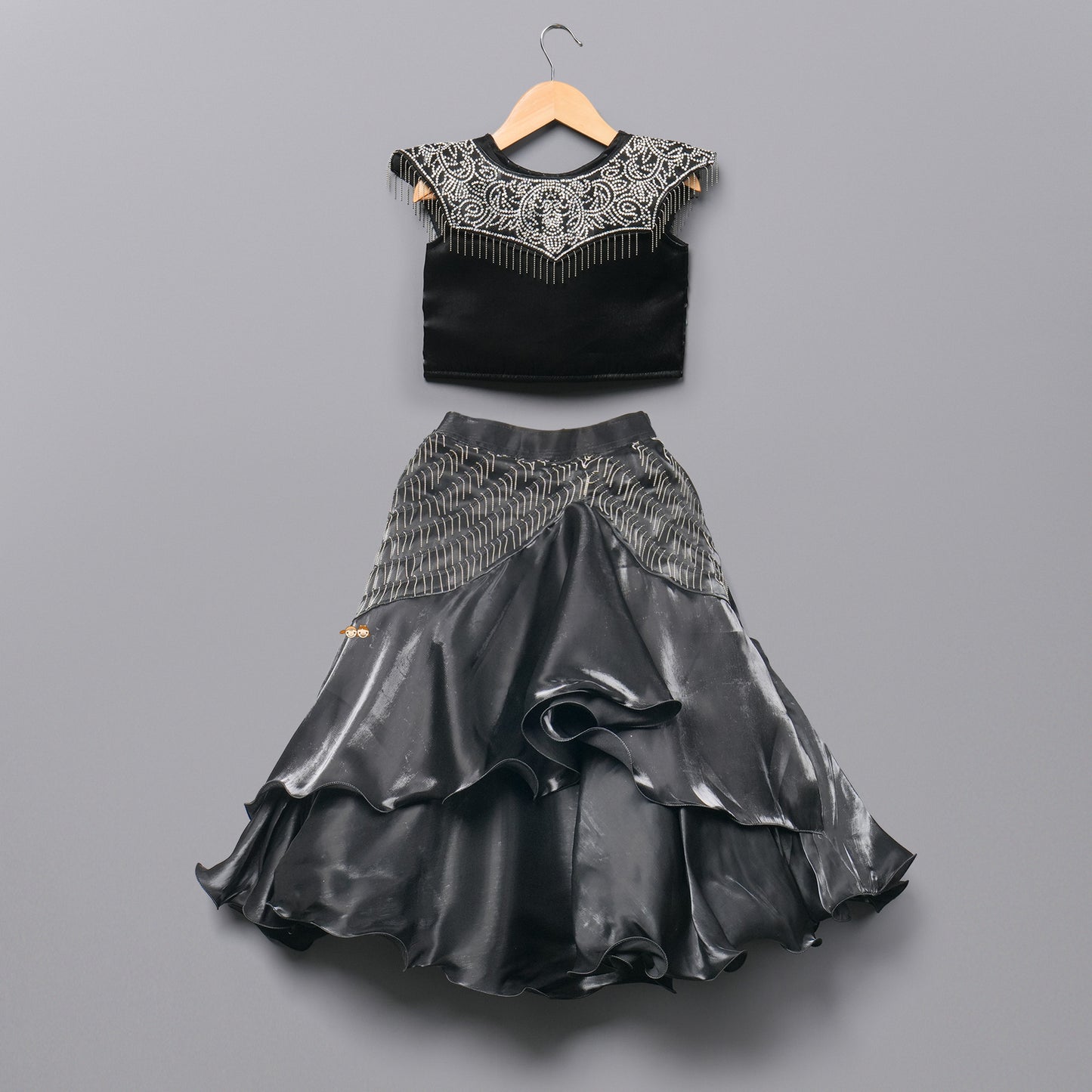 Fancy Ethnic Lehenga Choli-DarkBeautyGH_Black