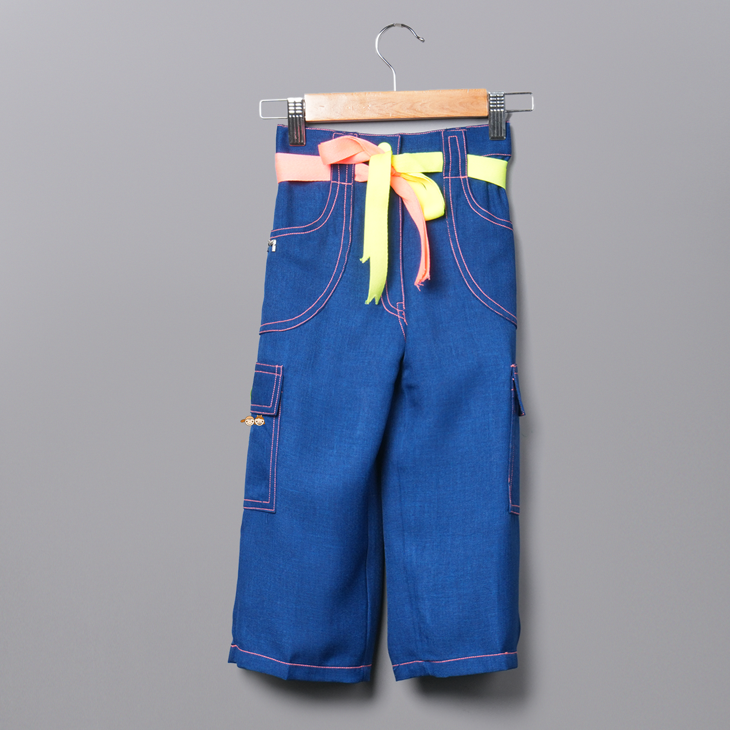 Co-Ord Set Stylish Denim look - 25019MA_Blue