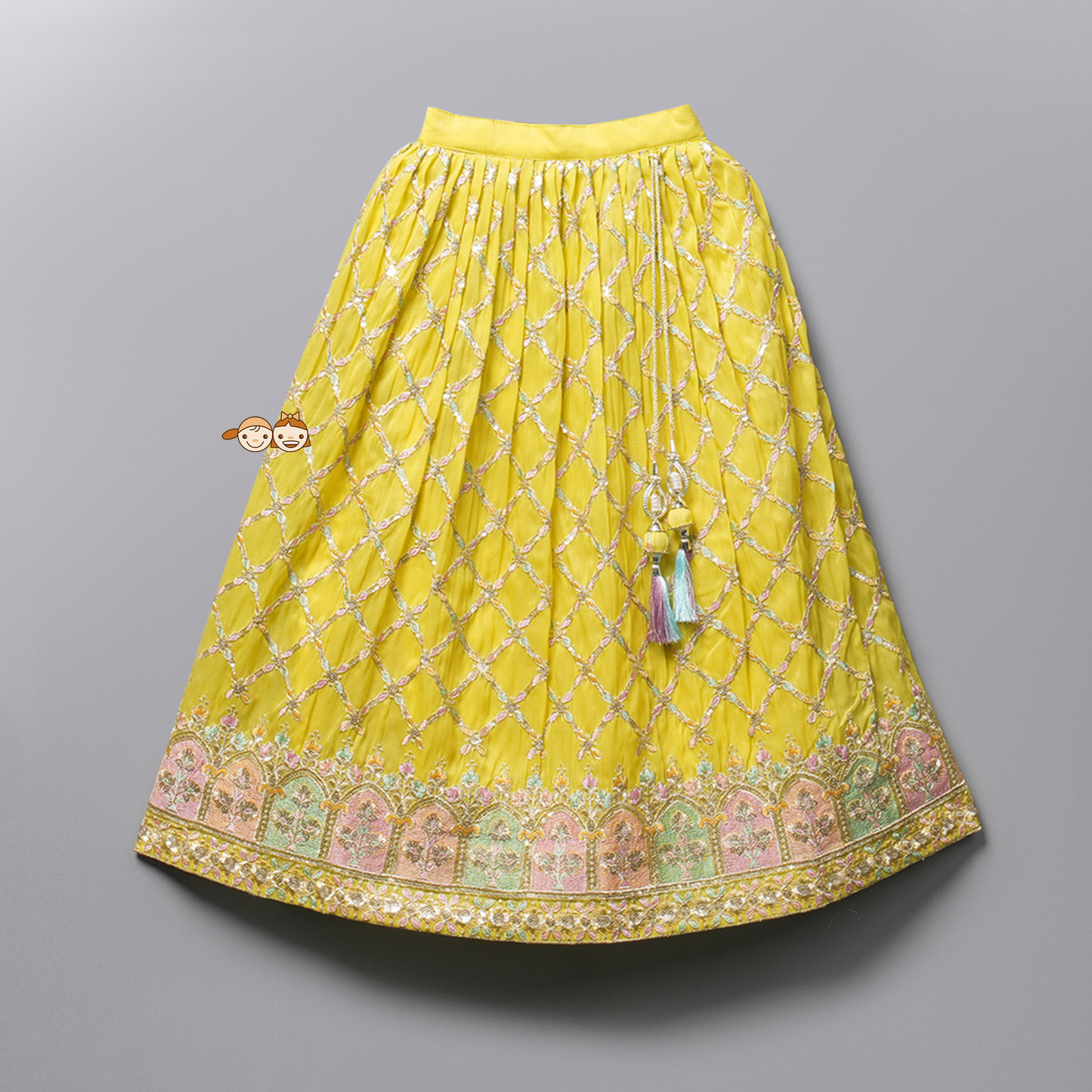 Fancy Ethnic Lehenga Choli-02051MA_Lemon