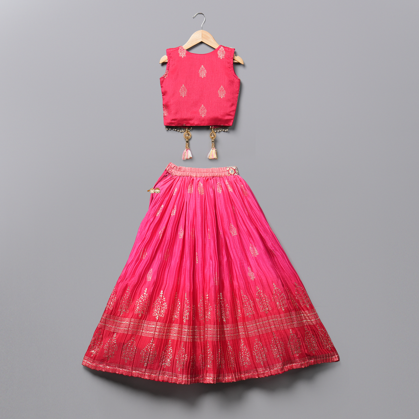 Jacket Style Lehenga Choli 7065 Rani