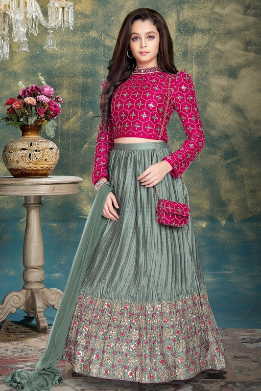 Full Sleeves Lehenga Choli 2323 Rani