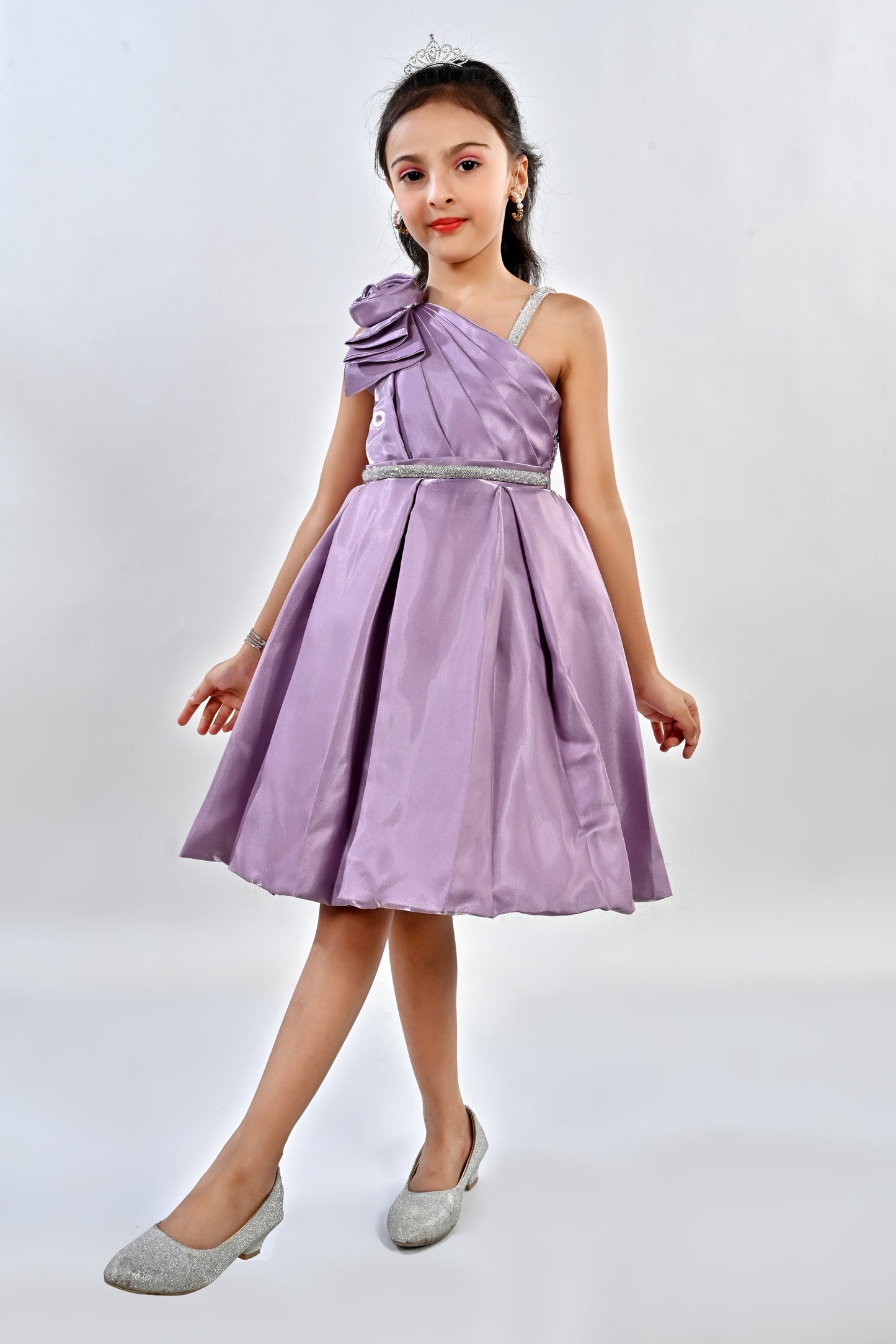 Fancy Party Dress-24LA01008 Purple