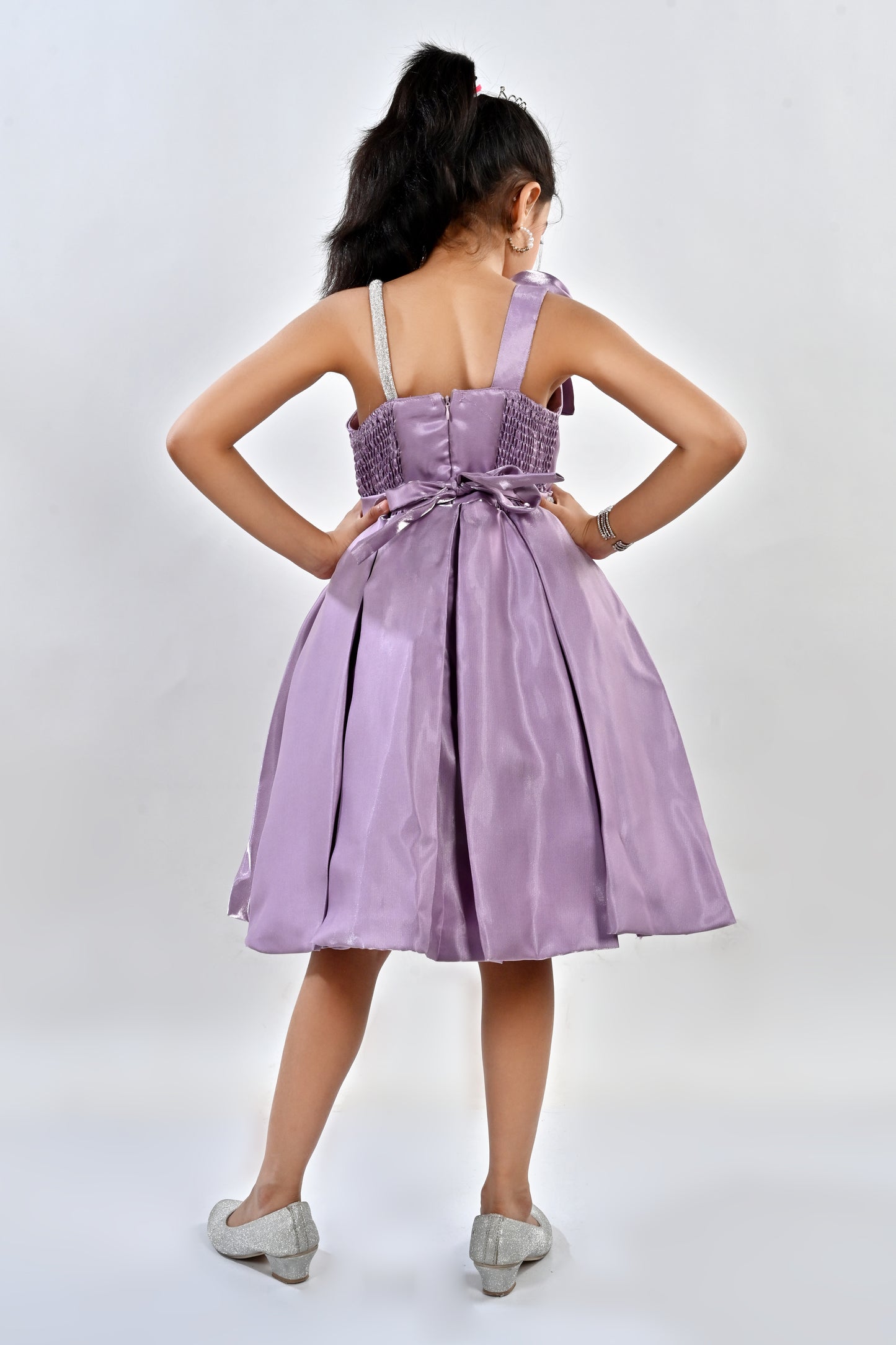 Fancy Party Dress-24LA01008 Purple