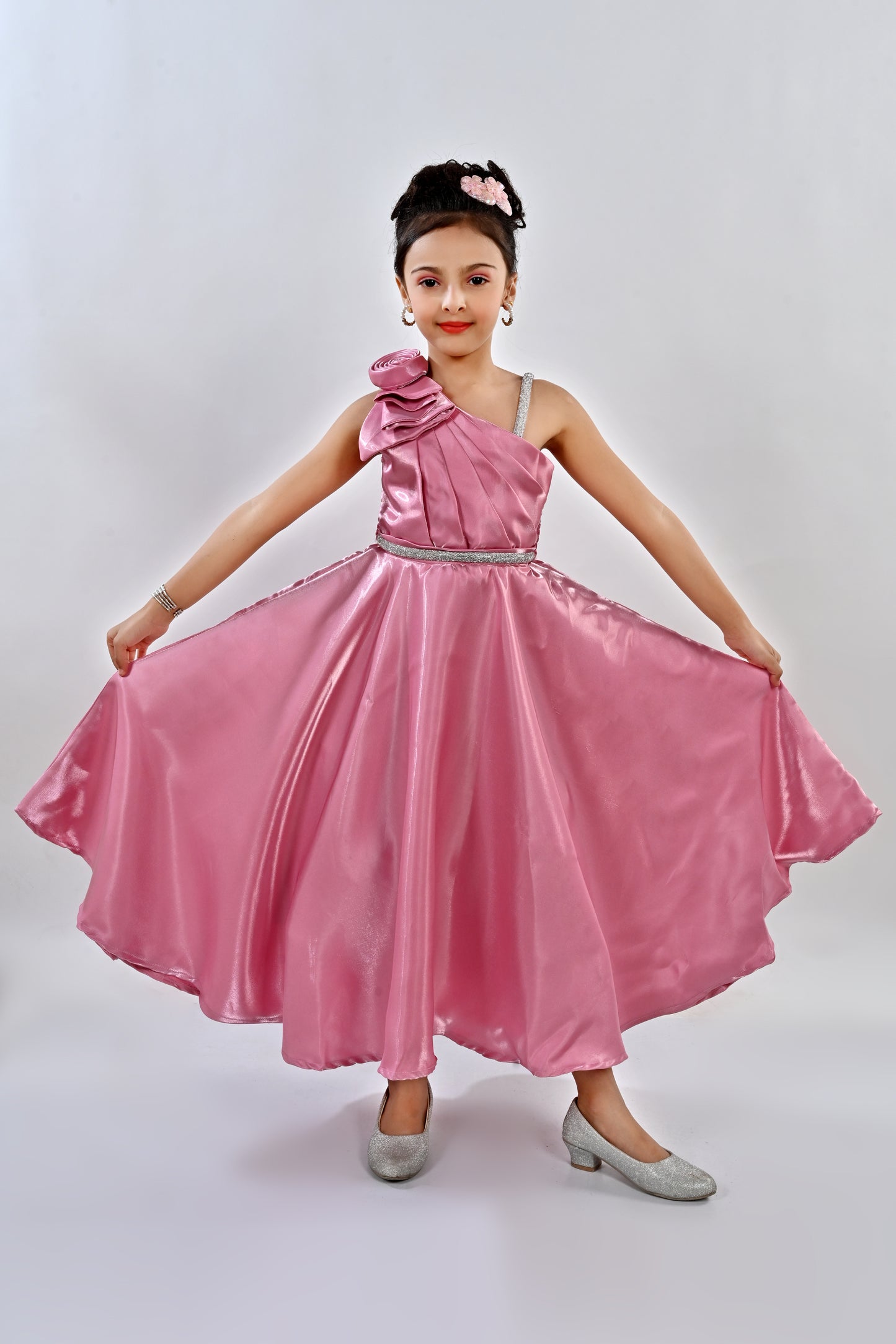 Fancy Party Dress-24MA01002 H.Pink