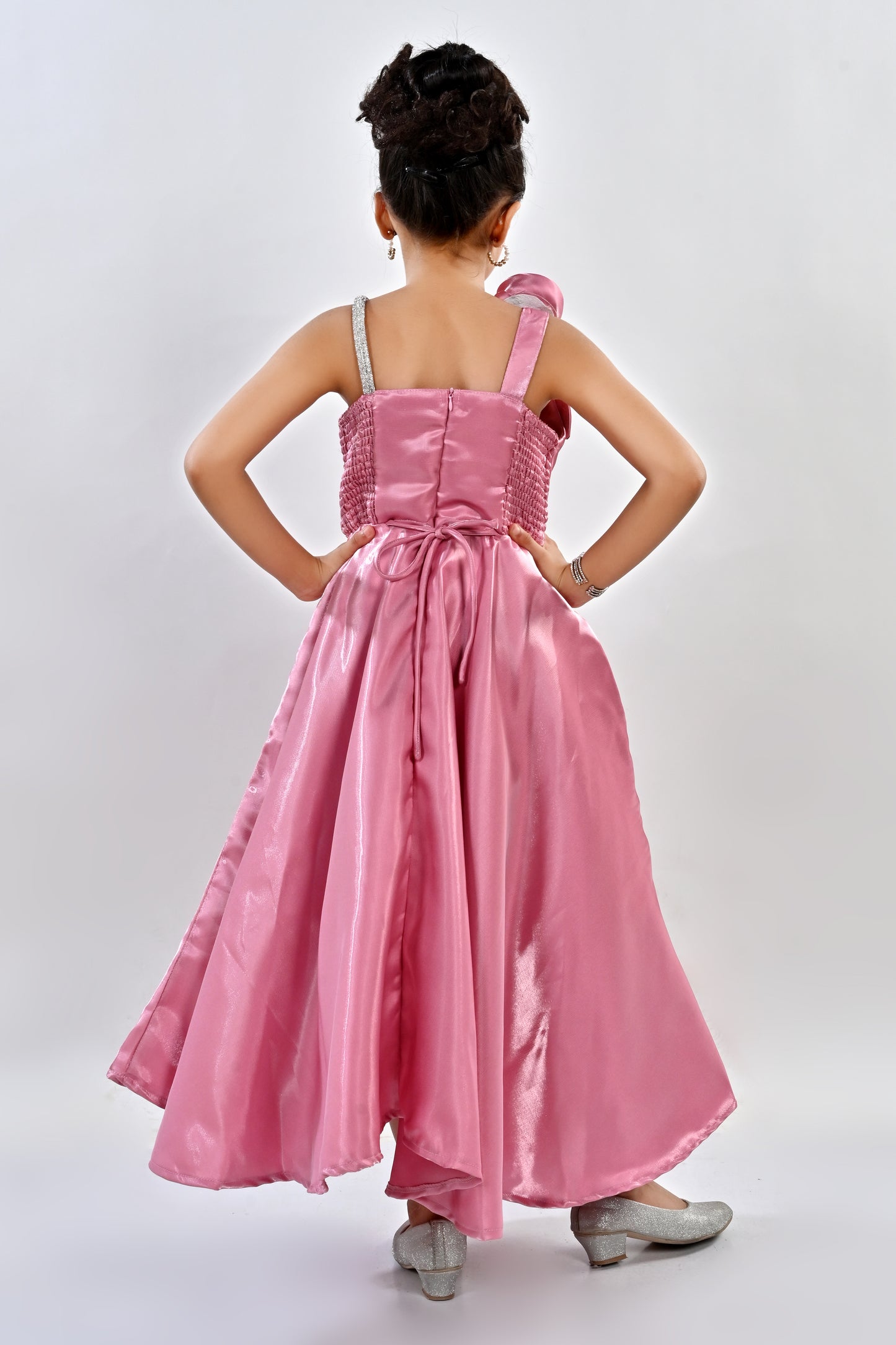 Fancy Party Dress-24MA01002 H.Pink