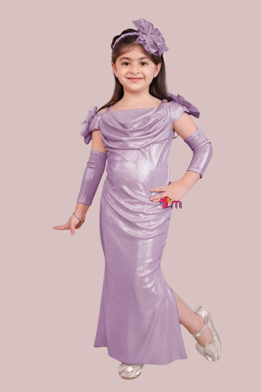 Western Gown Bodyfit -25029_Liliac