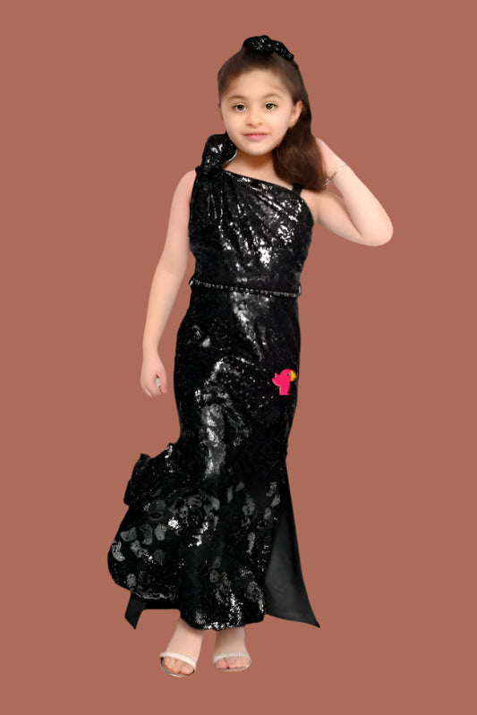 Western Gown Bodyfit - 25035_Black