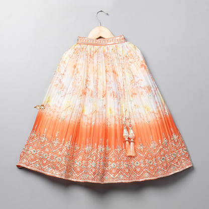 Fancy Ethnic Lehenga Choli-00705SC_Orange