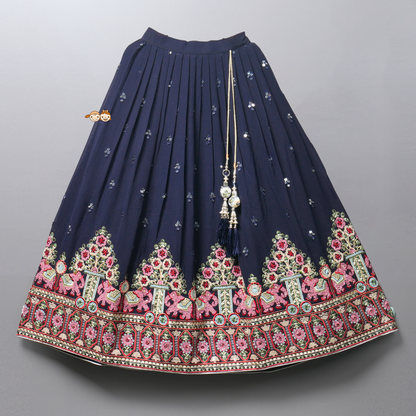 Fancy Lehenga Top-03095MA_Blue