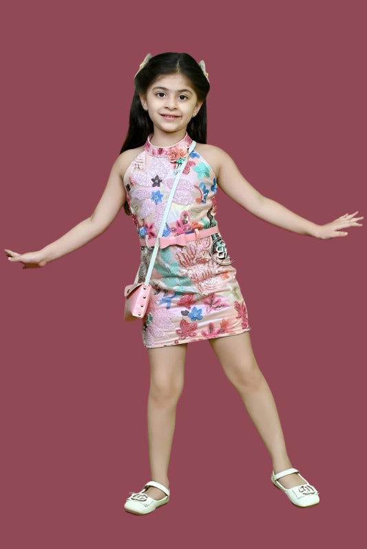 Partywear Middi - 935_Peach