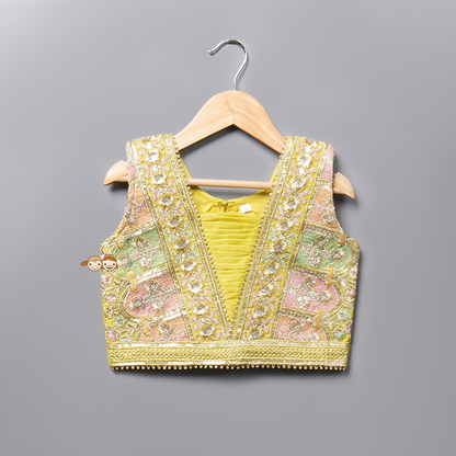 Fancy Ethnic Lehenga Choli-02051MA_Lemon