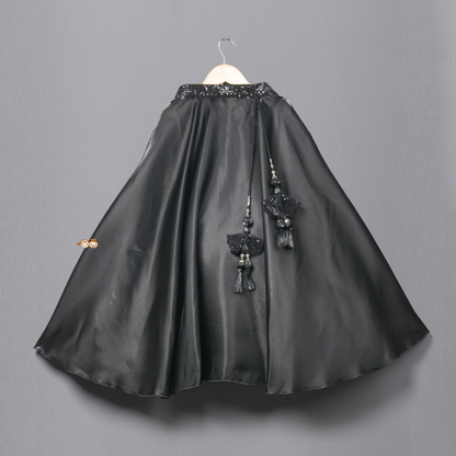 Lehenga one side sleeve  995 Black