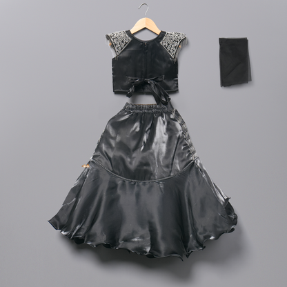 Fancy Ethnic Lehenga Choli-DarkBeautyGH_Black