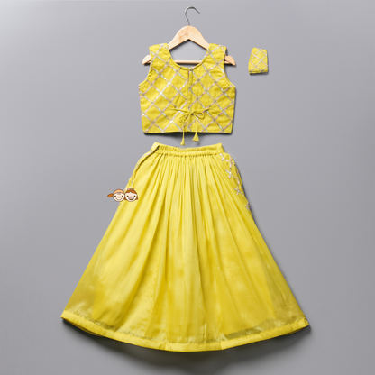 Fancy Ethnic Lehenga Choli-02051MA_Lemon