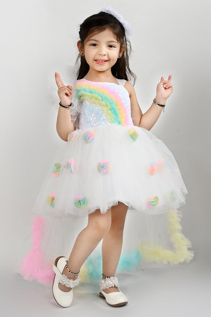 Party Unicorn Frock-24HA00742