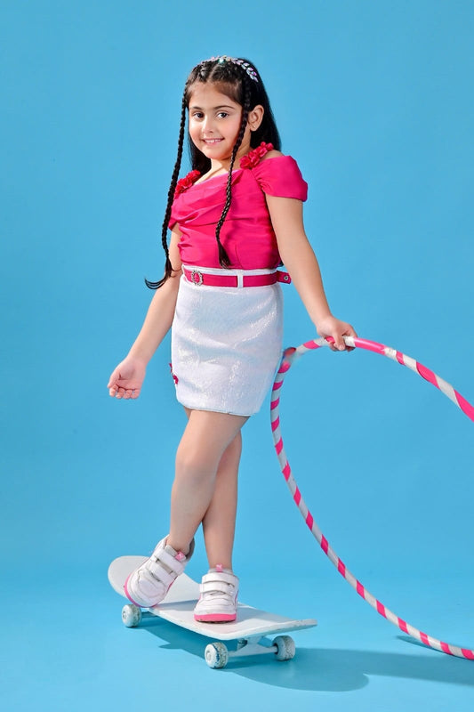 Skirt Top- 25016 Pink